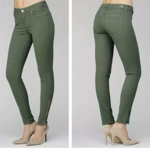 Paige Jeans Hoxton Ultra Skinny Zipper Ankles 25